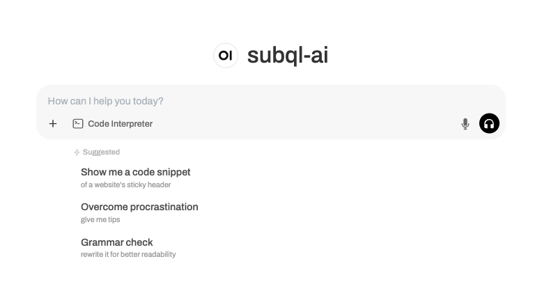 SubQuery Fancy Greeter Step by Step